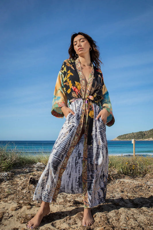 Into the Wild-Long silk kimono