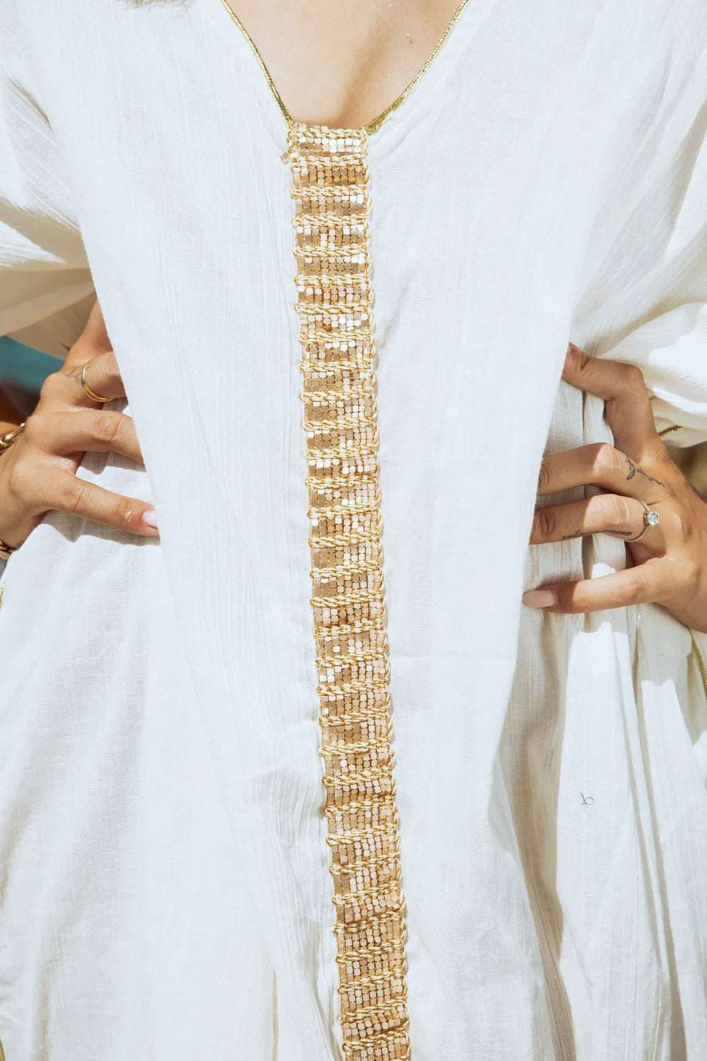 Glow-Long poncho
