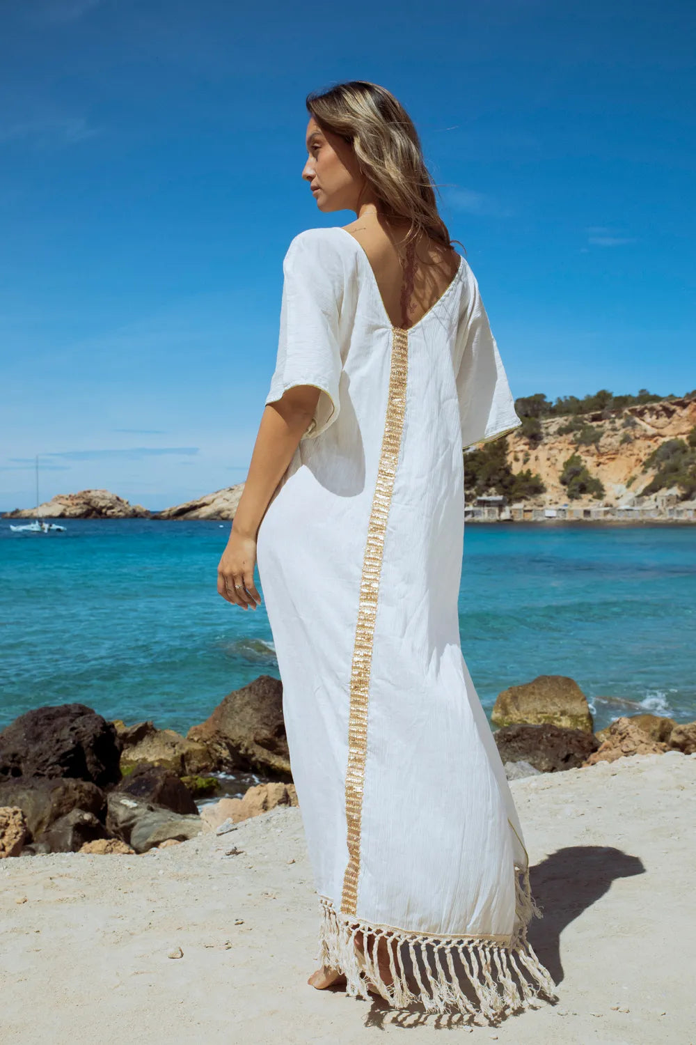Glow-Long poncho